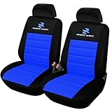 eSituro SCSC0074 2er Einzelsitzbezug universal Sitzbezüge für Auto Schonbezug Schoner Dicke gepolstert b
