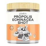Propolis Echinacea Trinkpulver - 65 Shots - Alternative zu Propolis Tropfen, Sirup, Kapseln- Hochdosiert - Propolis Bienenharz Extrakt (10:1) 500mg