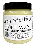 Ann Sterling'Soft Wax' Wachs Möbelwachs Shabby Chic Holzwachs Versiegelung Finish Wachs Kalkwachs (500ml, Farblos)