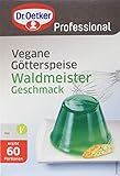 Dr. Oetker Professional Vegane Götterspeise mit Waldmeister-Geschmack, Fertig gezuckert, Götterspeisenpulver in 1 kg Packung