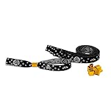Oblique Unique® Totenkopf Armbänder Set 10 STK. mit Glitzereffekt für Piraten Party Kindergeburtstag Jungs Mitgebsel Geschenk Armband Bänder Bändchen Einheitsgröße Schwarz Weiß