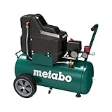 Metabo Kompressor Basic Basic 250-24 W OF (601532000) Karton, Ansaugleistung: 220 l/min, Füllleistung: 120 l/min, Effektive Liefermenge (bei 80% max. Druck): 100 l/