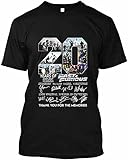 WUHUAGUO 20 Years of 2001 2021 Fast and Furious Thank You for The Memories T ShirtBlack Black XXL