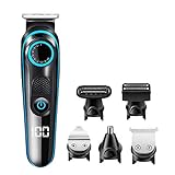 YFQHDD Elektrische wiederaufladbare Haarschneider Low Noise Haarschneider Haarschneidemaschine Bart Rasierer Trimer for Männer Friseur Haar R