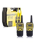 Midland XT50 Adventure PMR-Walkie Talkies Kofferset, 2x leistungsstarke Outdoor-Funkgeräte für Kinder und Erwachsene, mit LCD-Display und Micro-USB-Ladeb