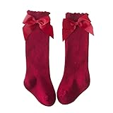 Overdose Spanische Knielange Große Schleife Strümpfe Für Kinder Prinzessin Socken(0-7Jahr)