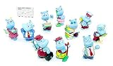 Kinder Überraschung 10 Figuren der Happy Hippo Company von 1994 (Komplettsätze)