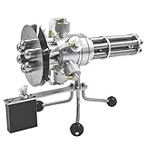 DAN DISCOUNTS Stirlingmotor Bausatz, 6-Zylinder Stirling Engine, Stirlingmotor Motormodell Pädagogisches Spielzeug für Erw