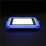 LED Panel Strahler, 6 + 3W LED-Lampe Doppeltafel-Leuchte Farbe LED-Deckeneinbauleuchten Innenbeleuchtung,S