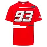 MM93 Marc Marquez Offizielles MotoGP T-Shirt - Rot - 3XL