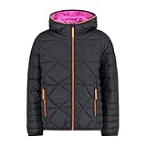 CMP Mädchen Nylon jacket with squares Jacke, Titan, 176