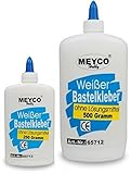 Bastelkleber 250g + 500g, weisser Bastelkleber, Mey