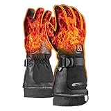 HYSTERESIS Heizbare Skihandschuhe (2 Batterien mit bis zu 9 Stunden Lebensdauer) (M)