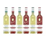 Maybach alkoholfreies Wein Paket (3x Weiß, 3x Rosé) Weinpaket ohne Alkohol 6x0,75