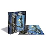 ZEE COMPANY Iron Maiden Jigsaw Puzzle Fear of The Dark Album Cover offiziell Blau 500