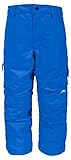 Trespass Contamines, Blue, 9/10, Warme Gepolsterte Wasserdichte Skihose mit Knöchelgamaschen, Knöchelreißverschlüssen & Seitenbelüftung für Kinder / Unisex / Mädchen und Jungen, 9-10 Jahre, B