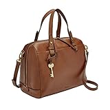 Fossil Damen Rachel Satchel Geldbörse Handtasche, Braun (braun), Einheitsgröß