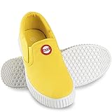 Nokian Footwear Hai Canvas Unisex Slip On Freitzeitschuhe, Gelb, 42 EU