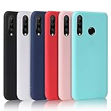 [6 Stücke] Huawei P30 Lite Hülle, Handyhülle für Huawei P30 Lite, Handy Case in Schwarz+Transparent+Blau+Rot+Rosa+Minzgrü