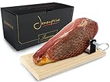 Serrano Schinken gereift ohne Knochen Gran Reserva ca. 1 Kg - Spanischer Schinken (SCHINKENHALTER UND MESSER NICHT ENTHALTEN) – Jamonp