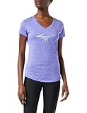 Mizuno Damen Impulse Core RB Tee T-Shirt, Rosa Lavendel, M