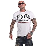 Yakuza Herren Hating Clown T-Shirt, Weiß, 5XL