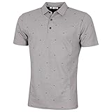 Calvin Klein Herren Monogramm Poloshirt - Greymarl - M