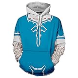 laifen 2021 Neuer Link Hoodie Link Zelda Print Hoodies Sweatshirt Jacke Top Hoodies (Color : Link2, Size : S)