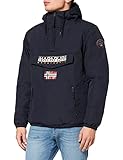 Napapijri Herren SHADE Winter mit Taschen Anorak, Blau Navy, XXXL