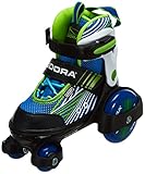 HUDORA Rollschuhe My First Quad 2.0 Boy, Gr. 30-33 - Roller-Skates Jungen - 22041