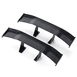 2 Stück Universal Auto Mini Spoiler Wing, Auto Mini Spoiler Wing, Auto Mini Heckspoiler Flügel Ohne Perforation, Kann für Dekoration, Fahrzeugstabilität, Allgemeine Verwendet W