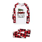 Passendes Familien-Weihnachtspyjama-Set, Kapuzen-Pyjama, Rentier, Jumpsuit, Strampler, Urlaub, Pyjama, Einteiler, mit Kapuze, Style 06, 4-5 J