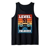 Level 51 entsperrt 51 Years Old Retro 80er 51. Geburtstag Gamer Tank Top