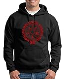 TShirt-People Hellsing Pentagramm Kapuzenpullover Herren XL Schw