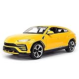 Maßstab 1:24 Für Lamborghini Für Urus SUV Static Metal Diecast Fahrzeugmodell Kinder Spielzeugauto Auto Model (Color : Yellow)