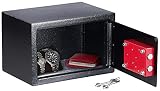Xcase Tresore: Möbeltresor-Stahlsafe mit 2 Doppelbart-Schlüsseln, 12 Liter (Wandsafe-Tresor)