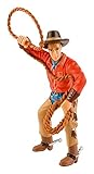 Bullyland 80673 - Spielfigur, Cowboy mit Lasso, ca. 12