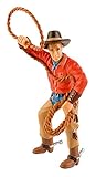 Bullyland 80673 - Spielfigur, Cowboy mit Lasso, ca. 12