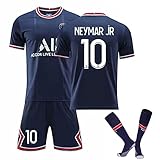 KiKa Monkey Paris Messi – 30 Erwachsene und Kinder, Fußballtrikot, Jungen, Fußballkleidung, Paris, Outdoor, Messi, Fußballkleidung, PSG 30, New Mar JR, L