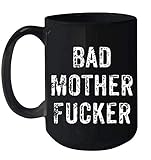 N\A Bad Mother Fucker Becher Bad Motherfucker Workout Gym Becher Keramikbecher (schwarz)