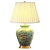Hochzeit Keramik Stoff Schreibtischlampe Tischlampe Keramik Tischlampe Schlafzimmer Nachttischlampe Europäische Keramik Einfache Wohnzimmer Dekoration Tischlampe Wohnzimmer Hauptschlafzimmer Schreib
