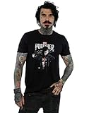 Marvel Herren The Punisher TV Series Frank Castle T-Shirt Schwarz Larg