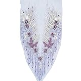 S-TROUBLE Lace Applique 3D Perlen bestickte Blumen Strass Trim Patches Great DIY Ausschnitt Mieder Hochzeit Braut Brautk