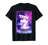 Vaporwave Japan Street Fashion Tokyo City Night T-S