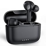 Bluetooth Kopfhörer-Wireless Ohrhörer, Bluetooth 5.0, ENC Rauschunterdrückung, 4 Mikrofon, Wasserdicht, 20 Std. Laufzeit, Aufladen mit USB-C, Touch-Steuerung für Musik hören, telefonieren, Sp