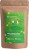 teegeschwister® | Wachmacher | BIO Grüntee-Mischung Sencha & Gunpowder mit Mate-Tee und Matcha-Pulver | koffeinhaltiger Morgen-Tee als Kaffeeersatz zum wach werden | 100g