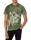 The Mountain Herren T-Shirt Jungle Tigers, Grün, XX-Larg