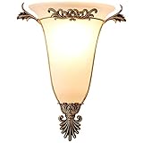 LANTKD Europäischen Stil Retro Einfache Kupfer E27 Wandlampe, Wohnzimmer Hintergrund Wandwascher Lampe Nachttisch Schlafzimmer, Korridor Korridor Esszimmer Lamp