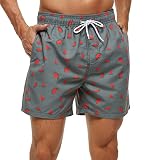 Badehose Herren Sommer Badeshorts Bademode Funky Atmungsaktivität Strandhose Loose Strandshorts Beach Schwimmhose Freizeit Boardshorts Strand Swim Tauchshorts Pants Quick Dry
