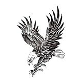 Adler Einmal Tattoo Temporary Tattoo Vogel Temporäre Tattoo Body Sticker 21x15